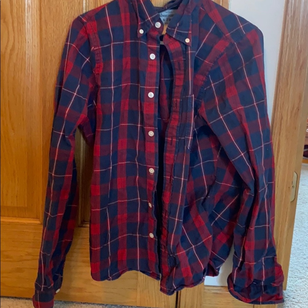 Medium Flannel Abercrombie and Fitch